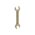  Ключ гаечный рожковый REXANT 12-5826-2 12х13мм, желтый цинк 
