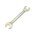  Ключ гаечный рожковый REXANT 12-5829-2 14х17мм, желтый цинк 