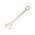  Ключ комбинированный REXANT 12-5814-2 22мм, желтый цинк 