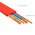  Патч-корд Greenconnect Prof GCR-52851 плоский прямой 10.0m, UTP медь RJ45, кат.6, красный 