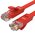  Патч-корд Greenconnect Prof GCR-LNC624-7.5m плоский прямой 7.5m, UTP медь кат.6, красный 