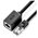  Удлинитель патч-корда Greenconnect GCR-51799 прямой 2.0m, FTP медь, кат.6, черный 