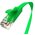  Патч-корд Greenconnect Prof GCR-LNC625-5.0m плоский прямой 5.0m, UTP медь кат.6, зеленый 