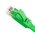  Патч-корд Greenconnect Prof GCR-LNC625-5.0m плоский прямой 5.0m, UTP медь кат.6, зеленый 