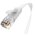  Патч-корд Greenconnect Prof GCR-51794 плоский прямой 5.0m, UTP медь кат.6, белый 