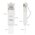  Патч-корд Greenconnect Prof GCR-51794 плоский прямой 5.0m, UTP медь кат.6, белый 