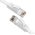  Патч-корд Greenconnect Prof GCR-51794 плоский прямой 5.0m, UTP медь кат.6, белый 