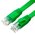  Патч-корд Greenconnect Prof GCR-52842 плоский прямой 3.0m, UTP медь RJ45, кат.6, зеленый 