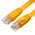  Патч-корд Greenconnect Prof GCR-52829 плоский прямой 3.0m, UTP медь RJ45, кат.6, желтый 