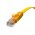  Патч-корд Greenconnect Prof GCR-52829 плоский прямой 3.0m, UTP медь RJ45, кат.6, желтый 