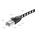  Патч-корд Greenconnect Prof Strong GCR-52778 прямой 3.0m, UTP медь кат.6, черно-белый 
