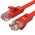 Патч-корд Greenconnect Prof GCR-LNC624-2.0m плоский прямой 2.0m, UTP медь кат.6, красный 