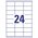  Этикетки Avery Zweckform 3422 A4 70x35мм 24шт на листе/70г/м2/100л./белый матовое самоклей. универсальная 