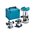  Фрезерная машина аккумуляторная MAKITA DRT50ZJX2 кромочный (DRT50ZJX2) без акк и ЗУ 