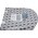  Корзина для белья FIXSEN FX-1033A серая 