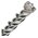  Бур D.BOR SDS-plus V plus 2457 (60450) 15x150/210 2-cutting 
