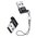  Адаптер UGREEN US280 50568 USB A Male to USB-C Female Adapter Black 
