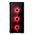 Корпус Aerocool Quartz Red, ATX, без БП, закаленное стекло спереди и сбоку, 3x 12см LED (красный), 1х 12см (черный) в комплекте, 1xUSB 3.0, 2xUSB 2.0 