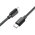  Дата-кабель HOCO X96 Hyper 100W fast charging data cable, Type-C + Type-C (черный) 