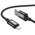  Дата-кабель HOCO X89 Wind charging Lightning, 1м (черный) 