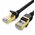  Кабель UGREEN NW107 11270 Cat 7 F/FTP Lan Cable 3m Black 