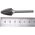  Твердосплавная борфреза MESSER F1625M06 тип F д. 16 мм, дл. 25 мм 
