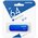  USB-флешка SmartBuy Clue (SB64GBCLU-BU) 64GB Blue 