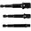  Набор адаптеров для торцевых головок KRAFTOOL Expert 26775-H3 1/4", 1/2", 3/8", 65 мм 