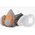 Промышленная полумаска Jeta Safety 6500-L р.L 