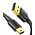  Кабель UGREEN US132 10354 USB 2.0 A Male to Mini 5 Pin Male Cable 0.5m Black 
