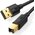  Кабель UGREEN US135 10350 USB 2.0 Am to USB-Bm Print Cable 1,5m Black 