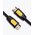  Кабель UGREEN HD101 10129 HDMI Male To Male Round Cable 2m Yellow/Black 