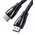  Кабель UGREEN HD140 80403 HDMI 2.1 Male To Male Cable 8K Braided Cable 2m Black 