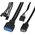  Корпус Exegate EX287375RUS Miditower ExeGate XP-332UC-XP500 (ATX, XP500 с вент. 12см, 2*USB3.0+1*TypeC, аудио, черный) 