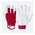  Перчатки кожаные Jeta Safety Mechanic JLE301-9/L красный/белый манжета велкро 