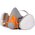  Предфильтр от пыли и аэрозолей Jeta Safety 7022 класса P2 R D с углем уп/4шт 
