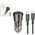  АЗУ BOROFONE BZ25 Journey PD 38W (1C1A) car charger set(Type-C to Type-C) (прозрачный-черный) 
