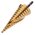  Сверло KRANZ KR-12-6613 по металлу ступенчатое Титан 4,0-32,0мм 102 mm 65 HRC Р6М5 TiN 