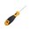  Шлицевая отвертка Deli DL6330751 3х75мм, материал: CR-V, двухкомпонентная ручка, хромированная 
