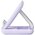  Подставка для смартфона Baseus Seashell (B10551500511-00) Folding Phone Stand Nebula Purple 