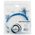  Патч-корд CABLEXPERT PP12-1M/B UTP5e, 1 м, литой, многожильный, биметалл CCA, 26AWG, PVC, синий 