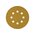  Шлифовальный круг на липучке ABRAFORM Gold Classic AF50-GC-128-0-120 125м 