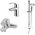  Набор смесителей для ванны Grohe Eurosmart 124446 (33265002,33300002,27853000) 