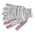  Перчатки Сибртех 68182 трикотажные усиленные, гелевое ПВХ-покрытие, 7 класс, бело-серый меланж, Россия 