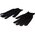  Перчатки Россия 67848 из синтетической нити, ПВХ точка, 13 класс, чёрные, XL 