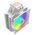  Вентилятор ALSEYE N120-W, Universal socket, TDP 180W, 4* heat pipe, 130*76*156mm Fan 120mm ARGB 0.095-0.3A, 800-1800RPM, 31.18-73.96CFM, Wh 