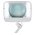  Лупа REXANT 31-0513 на струбцине квадратная настольная 5Х с подсветкой 60 LED диодов, белая 