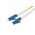  Патч-корд Hyperline FC-D2-9-LC/­UR-LC/­UR-H-10M-LSZH-YL 