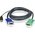  Шнур Aten 2L-5203U мон+клав+мышь USB SPHD15--HD DB15+USB A-Тип Male-2xMale 8+4 проводов опрессованный 3м черный 