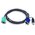  Шнур Aten 2L-5203U мон+клав+мышь USB SPHD15--HD DB15+USB A-Тип Male-2xMale 8+4 проводов опрессованный 3м черный 